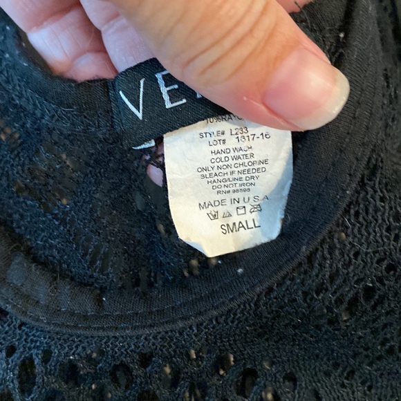 VENUS Black Crochet Swim Coverup - Picture 5 of 5